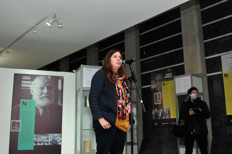 Judit Arteaga, curadora de la exposición.
