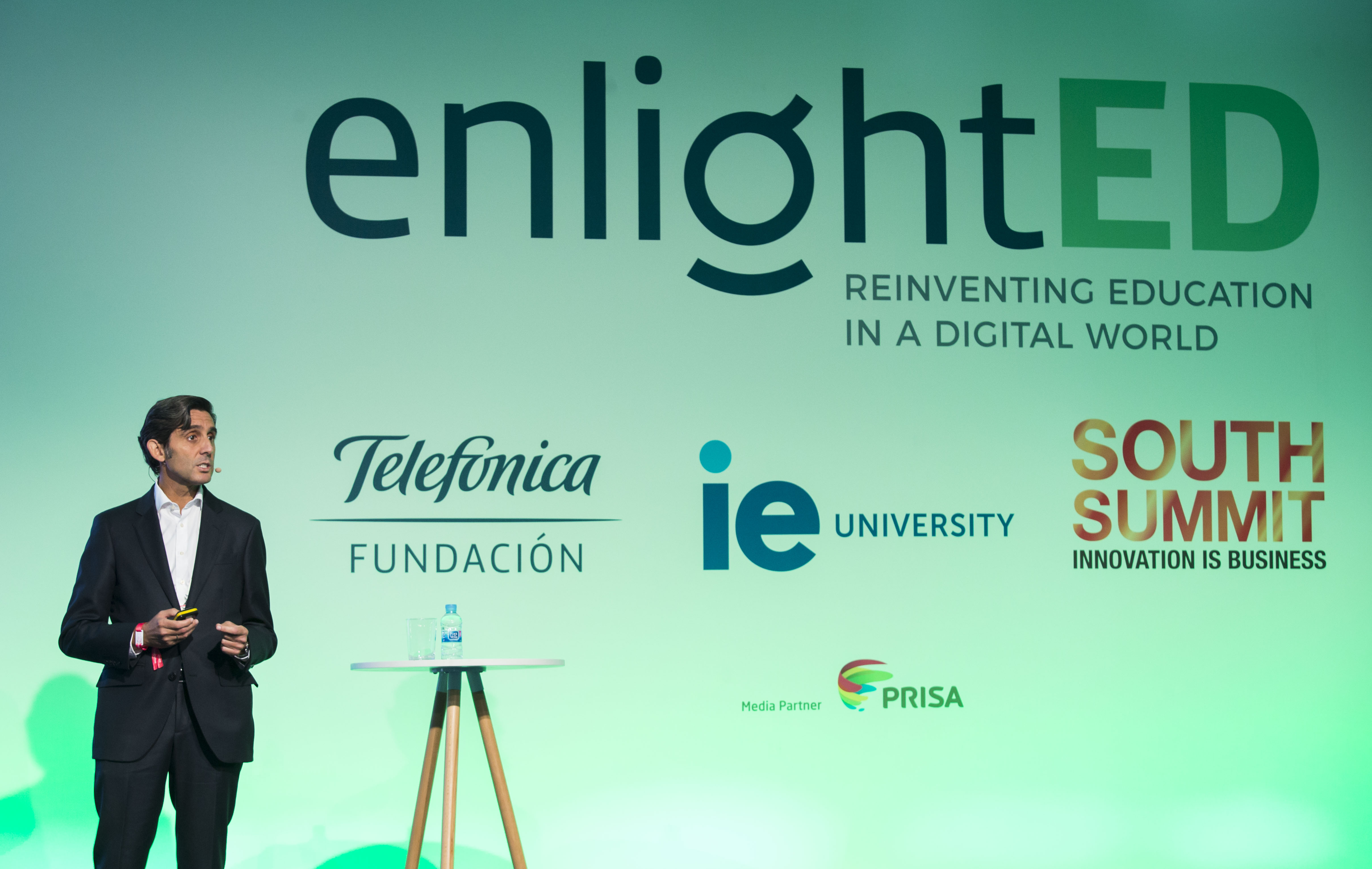 El presidente de Telefónica ha inaugurado hoy “enlightED”, en el marco de South Summit 2018