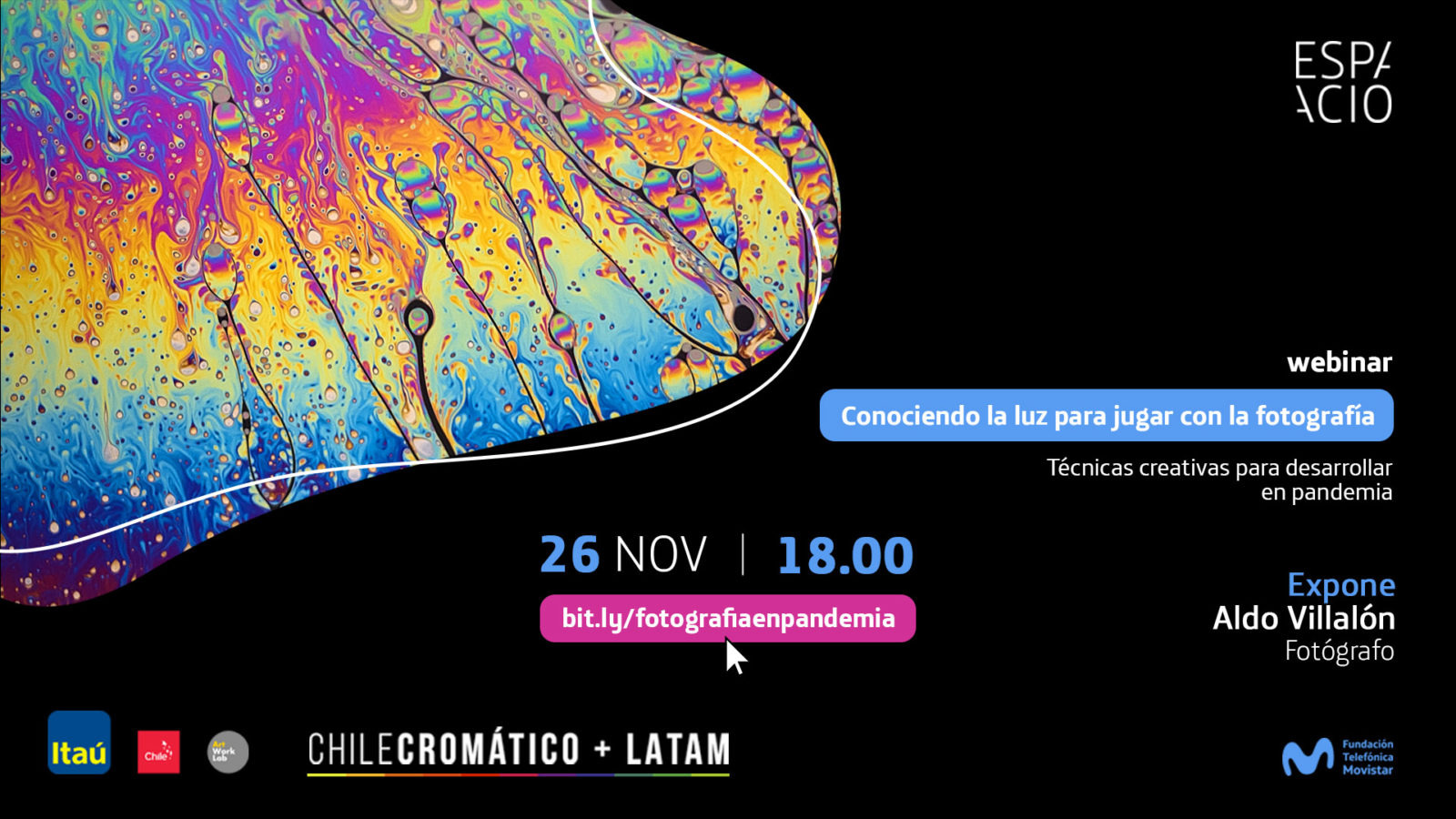 Técnicas fotográficas creativas para desarrollar en pandemia – Aldo Villalón